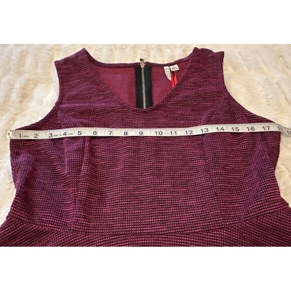 ELLE 2-pc. Sleeveless Blouse Midi Pencil Skirt Set Check Pattern Women's Size M - Picture 14 of 16